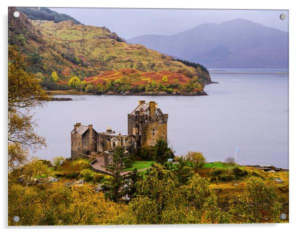 Eilean Donan Castle, Scotland, UK Acrylic by Mark Llewellyn