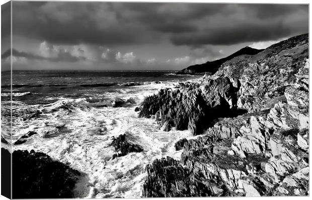 Woolacombe to Morte Point Canvas Print by Pete Hemington