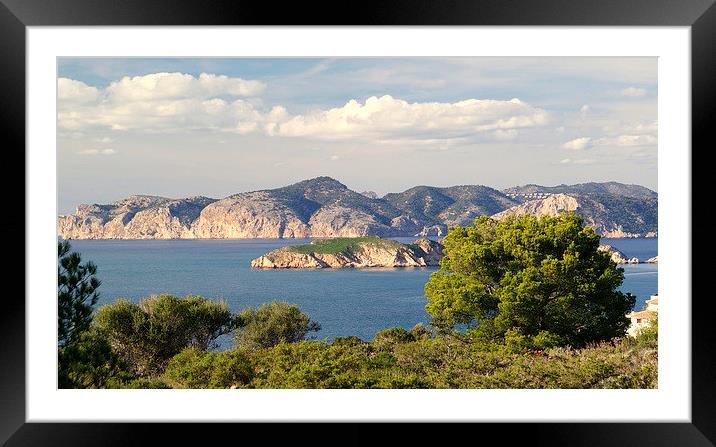 Mallorca Coast Spain Framed Mounted Print by Peter F Hunt