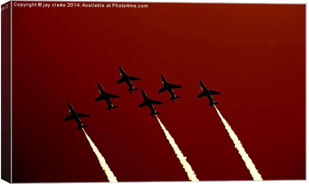 red arrows Canvas Print by jay clarke