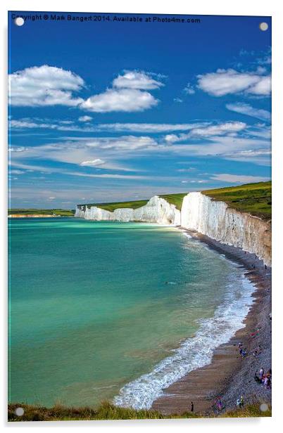 Seven Sisters, Sussex Acrylic by Mark Bangert