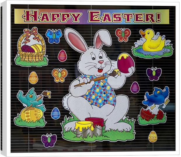 HAPPY EASTER Canvas Print by Jovan Miric