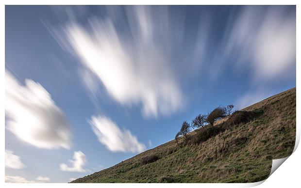 Majestic view of the Jurassic Coast Print by Daniel Rose