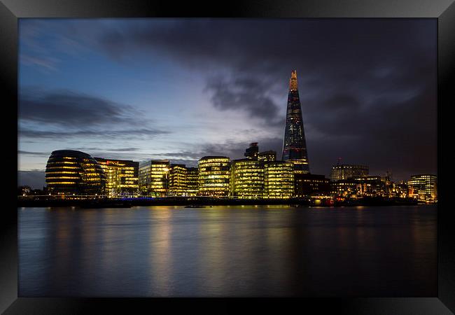 The Shard Framed Print by Oxon Images