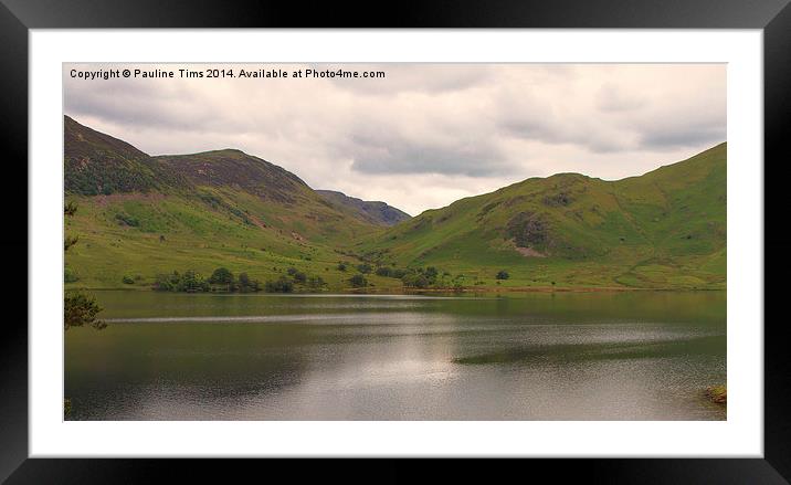 The lake district U.K Framed Mounted Print by Pauline Tims