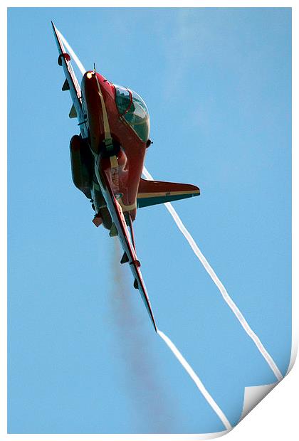 Red Arrow Print by Paul Nicholas