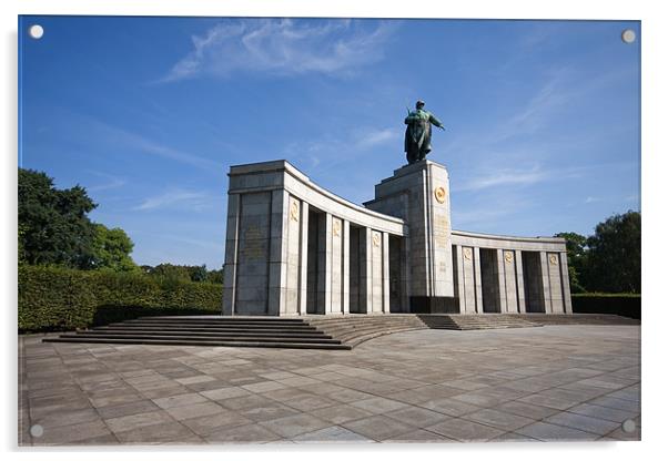 Soviet Memorial, Berlin Acrylic by James Mc Quarrie