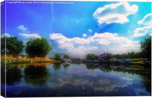 dreamy waters Canvas Print by jay clarke