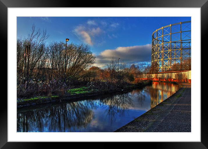 Ashton Canal HDR Framed Mounted Print by Juha Remes