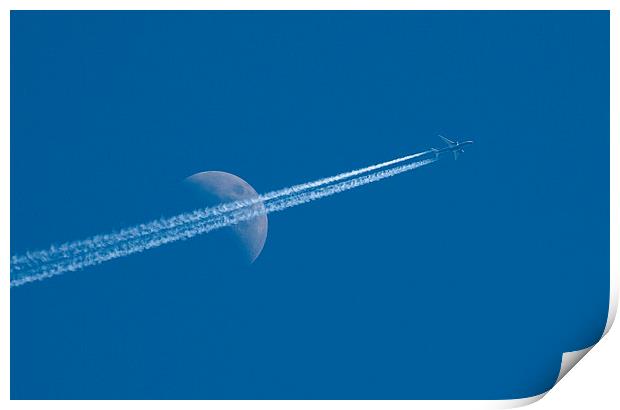 Fly me to the moon Print by Kenneth Dear