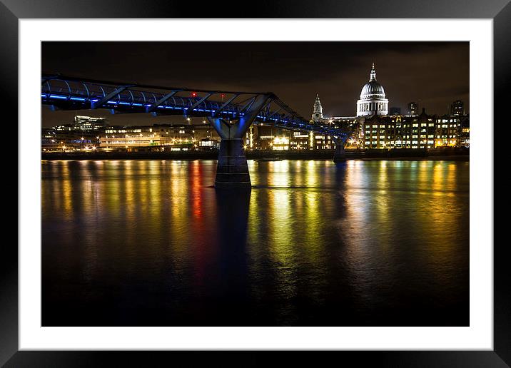 St Pauls Framed Mounted Print by Oxon Images