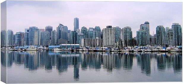 Vancouver Skyline Canvas Print by Ruth Hallam