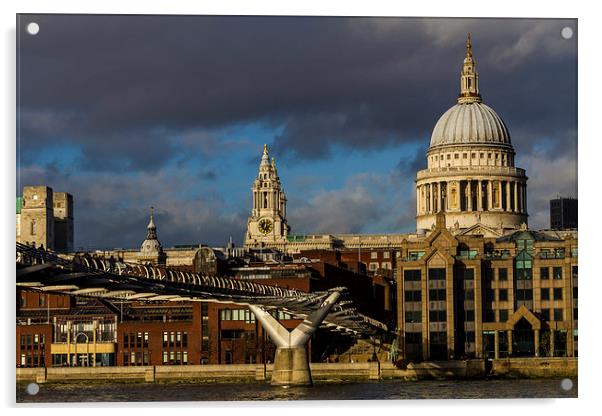 St Pauls Acrylic by Oxon Images