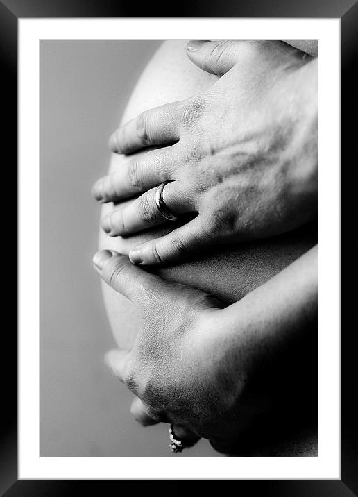 Baby Bump Framed Mounted Print by Paul Walker