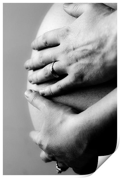 Baby Bump Print by Paul Walker