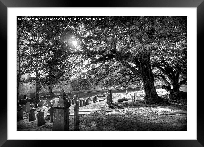 Grave Delight Framed Mounted Print by Martin Chambers