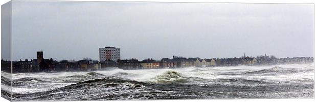 Ardrossan Storms Canvas Print by Fiona Messenger