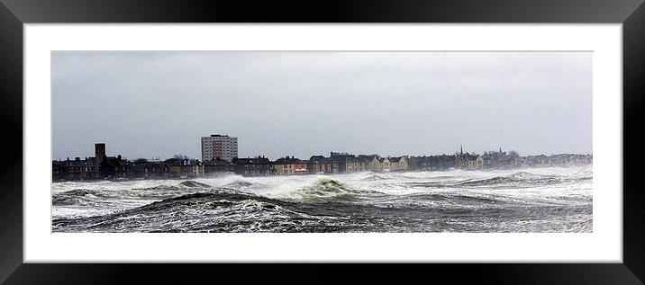 Ardrossan Storms Framed Mounted Print by Fiona Messenger