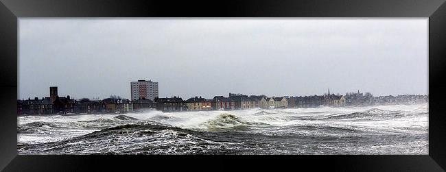 Ardrossan Storms Framed Print by Fiona Messenger