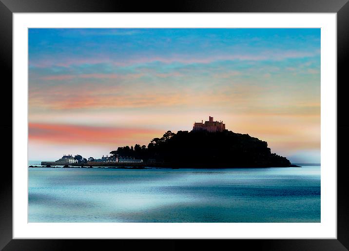 St Michaels Mount Framed Mounted Print by Alexia Miles