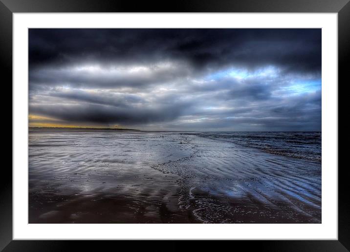 Titchwell beach in Norfolk Framed Mounted Print by Gary Pearson