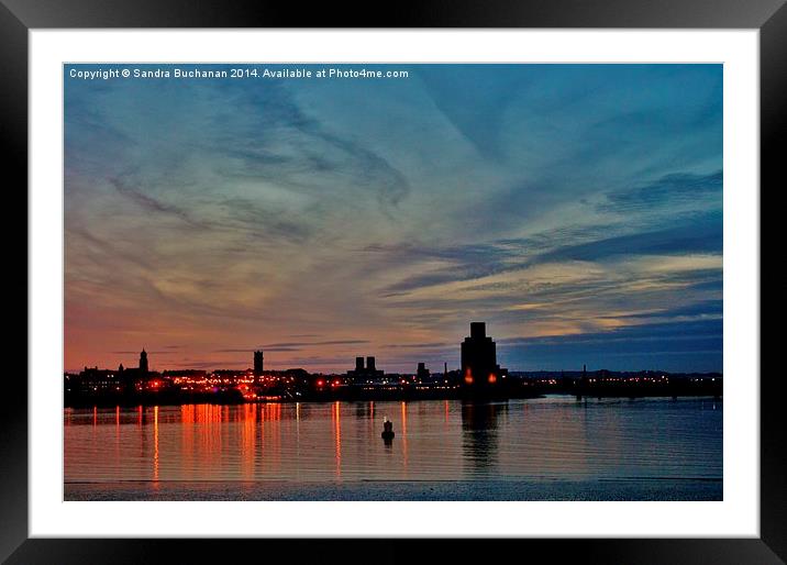 Calm Before The Storm Framed Mounted Print by Sandra Buchanan