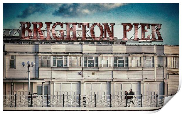 Brighton Pier Print by Scott Anderson