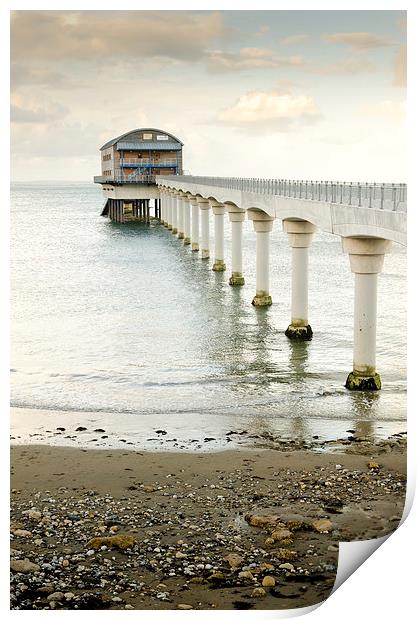 Bembridge Lifeboat Station Print by Paul Walker