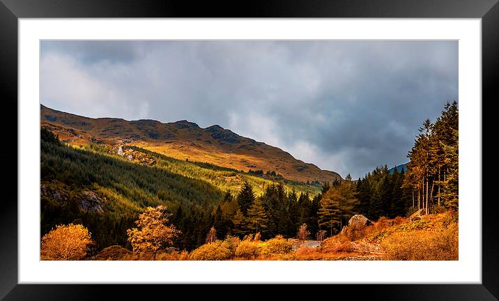 I Cant Forget this Light. Scotland Framed Mounted Print by Jenny Rainbow