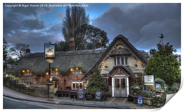 The Crab Inn Shanklin Print by Wight Landscapes