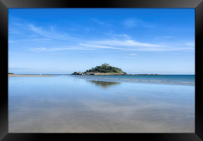 St Michaels Mount Framed Print by Diane Griffiths