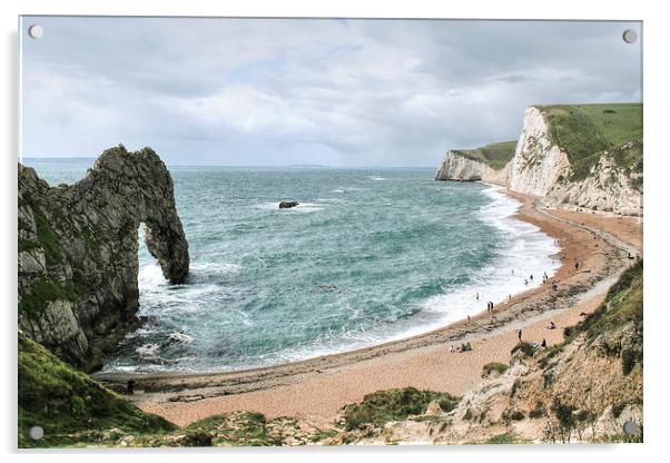 Durdle Door Acrylic by Diane Griffiths