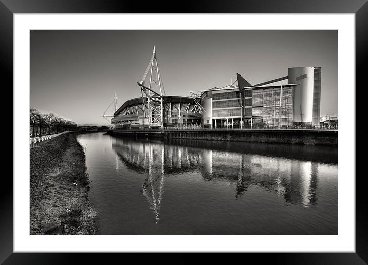 Millennium Stadium Cardiff Framed Mounted Print by Rob Hawkins
