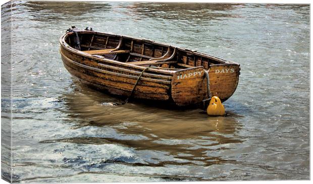 old row boat Canvas Print by Thanet Photos