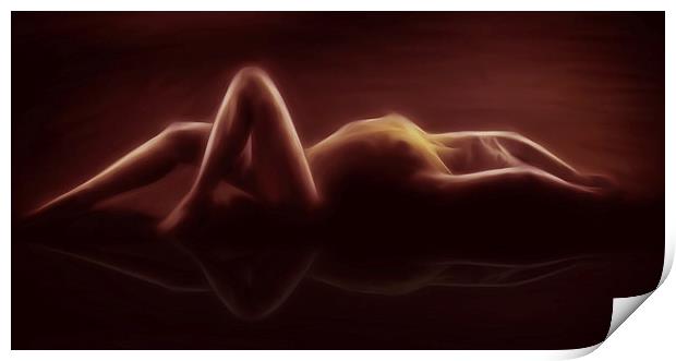 A SENSUAL REFLECTION Print by Rob Toombs
