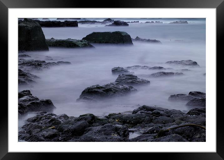 Misty Seas Framed Mounted Print by Steve Cowe