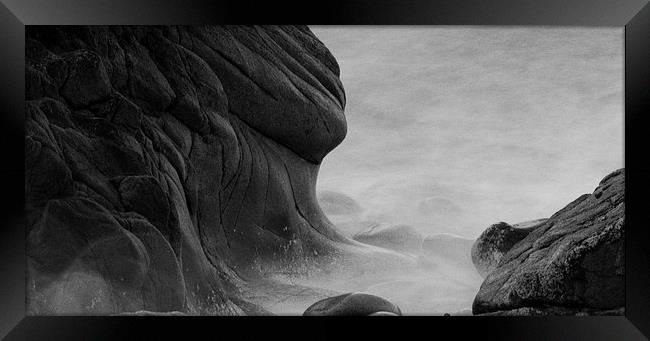 Alien Rock Framed Print by Steve Cowe