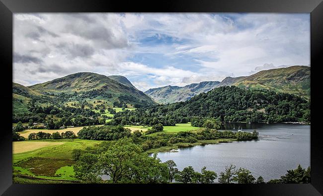 Landscape near Ullswater Framed Print by Michelle PREVOT