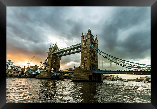 Tower Bridge Framed Print by Oxon Images