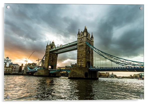 Tower Bridge Acrylic by Oxon Images