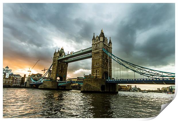Tower Bridge Print by Oxon Images