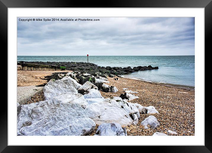 costal seascape Framed Mounted Print by Thanet Photos