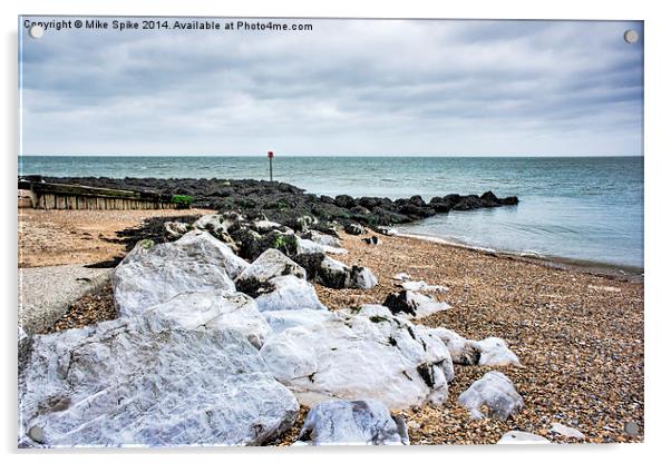 costal seascape Acrylic by Thanet Photos