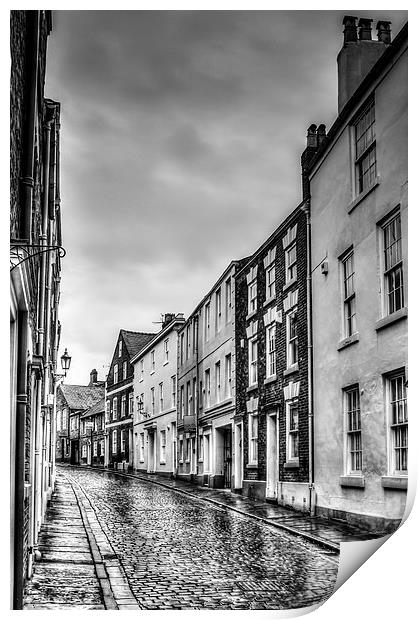King Street Chester Print by Pete Lawless
