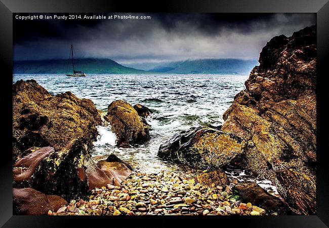 Storm on the way Framed Print by Ian Purdy