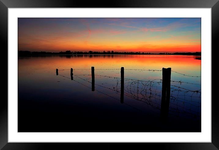 Twighlight Framed Mounted Print by Ron Ver
