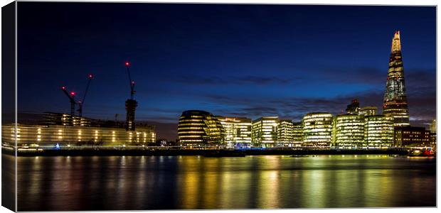 The Shard Panoramic Canvas Print by Oxon Images