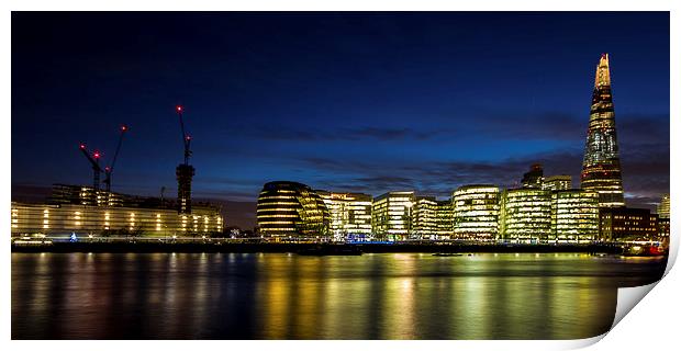 The Shard Panoramic Print by Oxon Images
