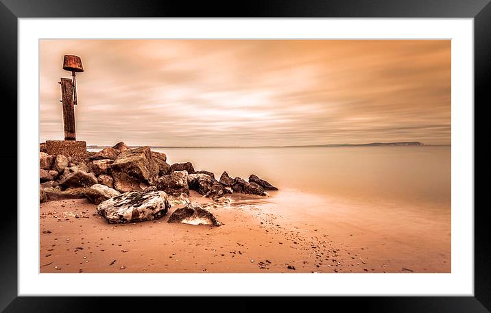 Tranquil Isle of Wight Landscape Framed Mounted Print by Daniel Rose