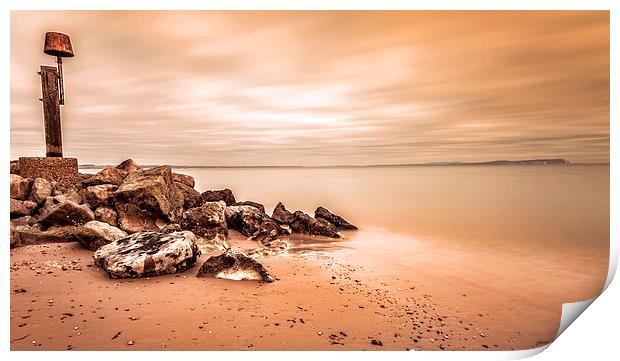 Tranquil Isle of Wight Landscape Print by Daniel Rose